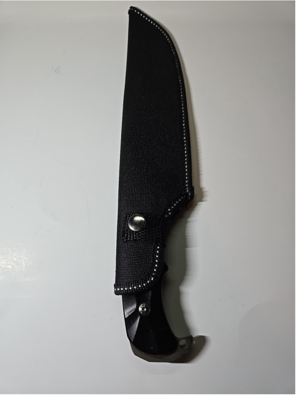 Custom 11.5" Fixed Blade Bowie Hunting Knife with Sheath - Picture 9 of 9
